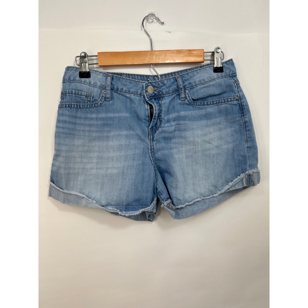 Calvin Klein Jeans Denim Soft Shorts Light Wash With Pockets Womens Size 4